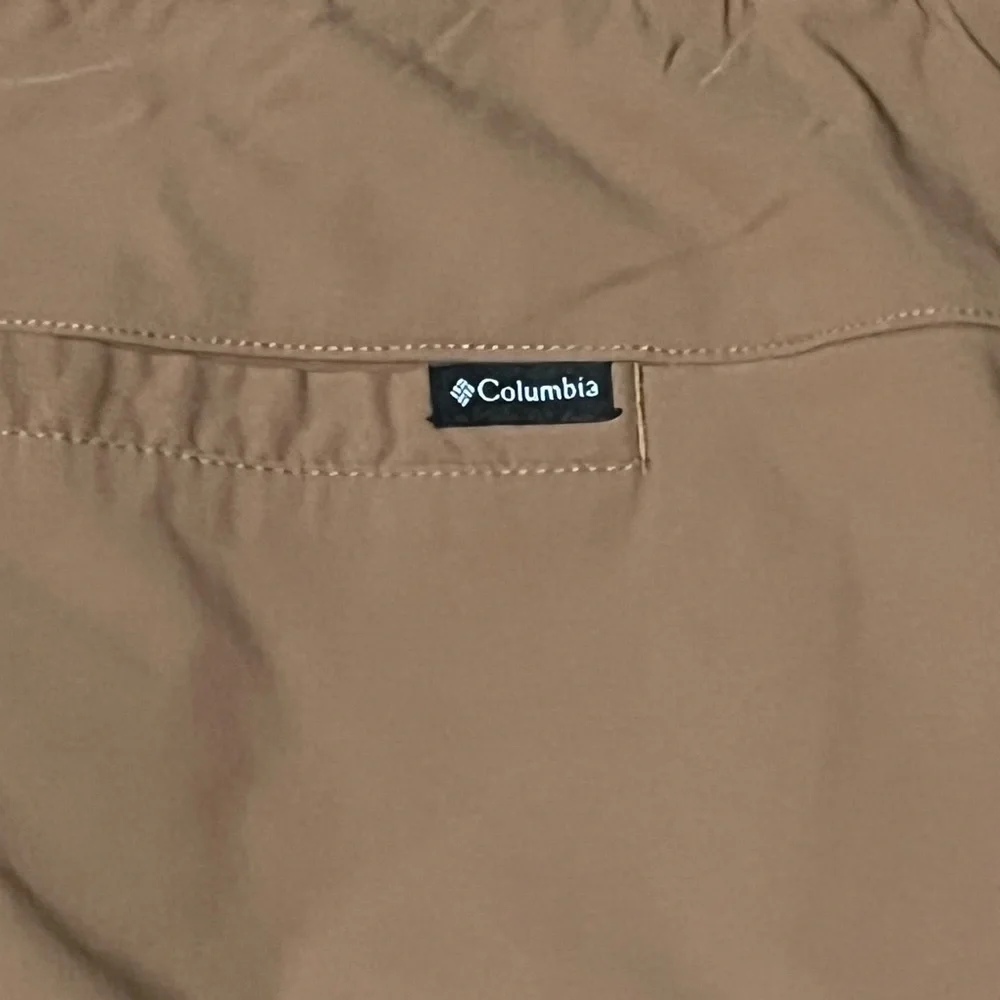 Columbia 2X Brown Jogger Pants Elastic Waist Stretch Outdoor Plus Size - Picture 4 of 7